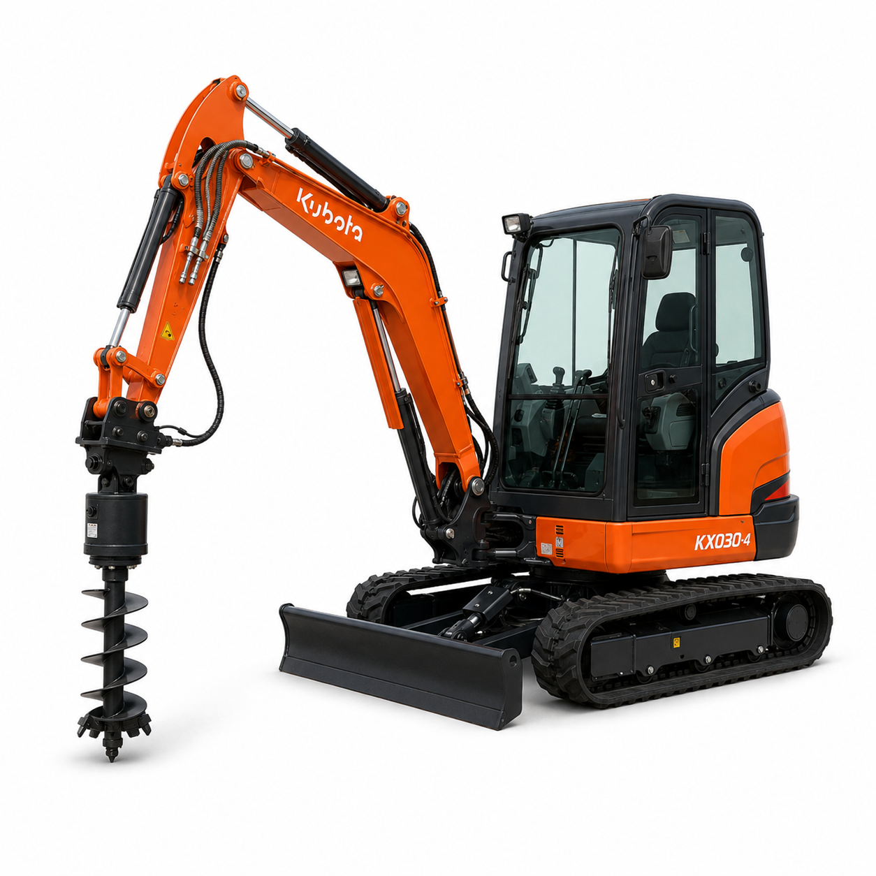 mini excavator attachments auger breaker plate compactor rental